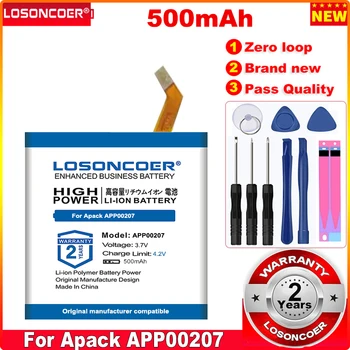 LOSONCOER 500mAh APP00207 Batérie pre Apack APP00207 1ICP4/27/30 Smart hodinky Batérie Obrázok
