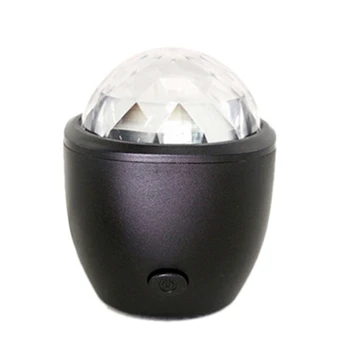 USB Crystal Magic Ball Flash DJ, Disco Svetlá Loptu Party Stage Projektor Svetlá Mini Led Hlasom Aktivované Pre Domáce KTV Auto Obrázok