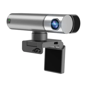 2K Webkamera S Intelligent Sensor AI Auto Tracking Zoom Počítač, Fotoaparát vhodný Na Youtube, Hranie hier Konferencie Obrázok