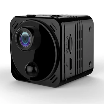 4K Mini Wifi Opatrovateľka Fotoaparát Dlhý Pohotovostný vstavanú Batériu, Detekcia Pohybu Alarm Surveillance Camera Obrázok