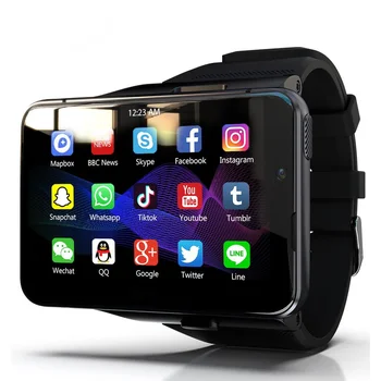 Nové APPLLP MAX 4G WiFi Smart Hodinky Mužov Dual Camera Video Hovory Android Hodinky Telefón Srdcového tepu 4G+64 G Hra Smartwatch Obrázok