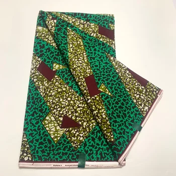 Naozajstný Vosk 100% Bavlna Afriky Vosk Textílie Nigérijský Ankara Blok Vytlačí Batik Textílie Zaručené Skutočný Originál Pagne Vosk Obrázok