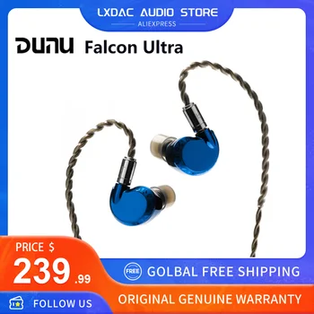 DUNU Falcon Ultra Dynamický Ovládač Slúchadlo V Uchu Monitory Klein Modrá Hi-res Hudobné Slúchadlá Basy Slúchadlá s MMCX HiFi Kábel Obrázok