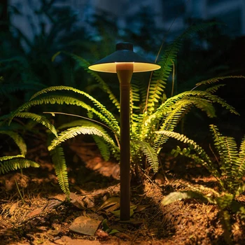 LED Trávnik Svetlo Vonkajšie Záhradné Svetlo Nepremokavé Domov Garden Villa Park Garden Grass Húb Slnečné Svetlo Vložiť Zem Svetlo Obrázok