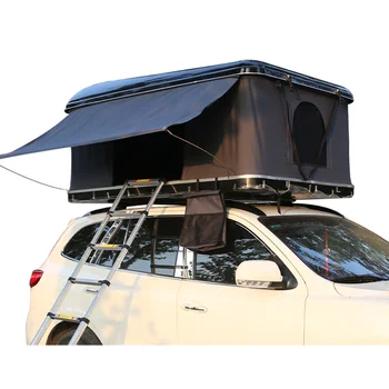 Vysoko kvalitné laminátové hard shell 4*4 auto streche stan s strešný nosič Obrázok