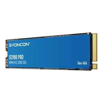 SYONCON M. 2 2280 SSD 4TB 2TB 512 gb diskom 1 tb Pevný Disk NVMe PCIe Gen 4.0X4 TLC 3D NAND Flash Internej jednotky ssd (Solid State Drive) pre PC, notebook Obrázok