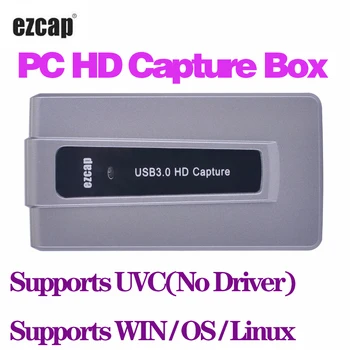 Ezcap 287 Hra Zachytiť Box vstupom HDMI, USB 3.0 Podporuje UVC HD Video Audio Záznam na systém Windows/Mac/Linux Pre PS4 PS3, Xbox 360/Jeden Obrázok