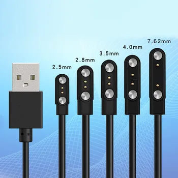 2 kolíky 4pins Smartwatch Dock Nabíjací Adaptér USB Nabíjací Kábel Kábel pre Dospelých/Deti Smart Hodinky Power Charge Drôt Príslušenstvo Obrázok