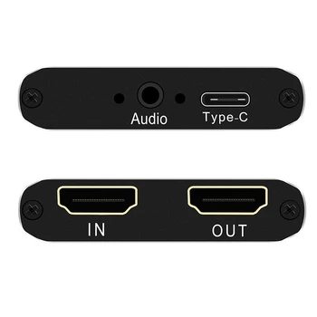 HDMI USB 2.0 TYPU C digitalizačné Karty, Full HD UVC Prehrávanie Karty pre Live Streaming Podporu vMix Štúdio OBS Obrázok