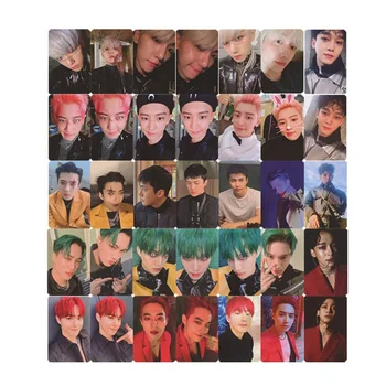 6Pcs/set KPOP EXO Photocards Album Oficiálne Pôvodné Vybraných Photocard Zber HD Foto Karty PVC Karty Self Made LOMO Karty Obrázok