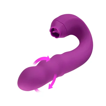 G-Spot Vibrátor, Dildo Ženské Sexuálne Hračky Klitorálny Lízanie Rotujúce Pre Ženy Masér Penis Upozorňuje Jazyk Vaginálne Stimulátor 18 Obrázok
