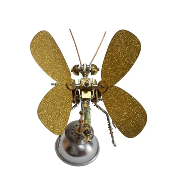 DIY Kovové Montáž Motýľ Model Súpravy 3D Puzzel Hračka pre Deti, Dospelých Steampunk Presné Mechanické Hmyzu Ručné Darček Obrázok