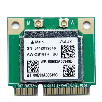 Dual Band Realtek RTL8821 AW-CB161H Wifi Karta Wlan Bluetooth 4.0 Wireless Combo Half Mini PCI-E Adaptér 433Mbps 802.11 Ac Obrázok