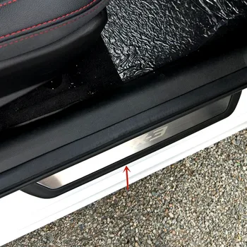 Pre Mazda CX-3 CX3 2017 2018 2019 auto dvere, parapetné šúchať doska stráže doska anti-scratch ochranu dekorácie autopríslušenstvo Obrázok