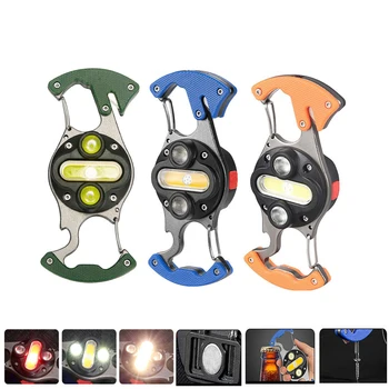 Usb Nabíjateľné Keychain Svetlo S Magnetickým Skrutka Oprava Svetlo Potreby Na Kempovanie Výlet Batérie Núdzové Svietidlo Mini Cob Led Baterky Obrázok