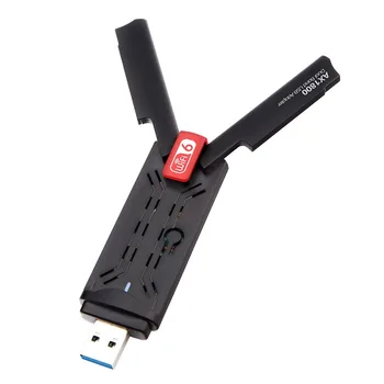 WiFi 6 USB Adaptér 1800Mbps 2.4 G/5 ghz Dual Band 802.11 AX Bezdrôtovej siete Wi-Fi Dongle Sieťovú Kartu USB 3.0, WiFi Adaptér Pre Windows 11 Obrázok