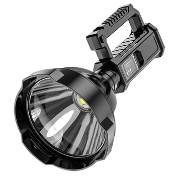 Lampy, exteriérové LED Prenosné Baterka Držiak Lampy High-Výkon Vodotesný USB Nabíjateľné Silné Svetlo Svetlomet Obrázok
