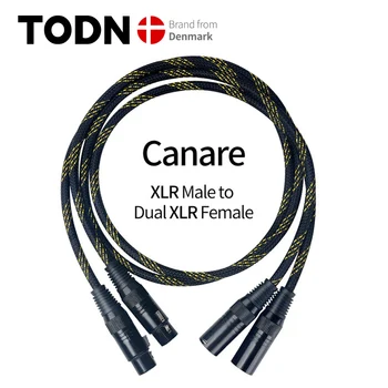 Canare L-4E6S 5N OCC medi vyvážený XLR Audio Prepojiť Káble s XLR konektor Obrázok