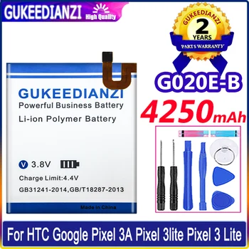 Náhradné Batérie G020E-B Pre Google Pixel 3A Pixel 3lite Pixel 3 Lite Authenic 4250mAh Batterie Li-polym Bateria +Nástroje Obrázok
