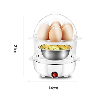 Vajcia sporák 220v vajcia parník vykurovacej dosky domácnosti, malé multi-funkčné dusená vajcia puding, varené vajce raňajky stroj Obrázok