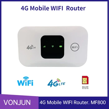 MF800 Mifi 4G Univerzálne Vrecko Wifi Router Mobile Hotspot Bezdrôtový Odomknutý Modem So Sim Kartu Obrázok