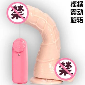 Vibrácie swing simulácia elektrických dildo ženská masturbácia zariadenie vibračná masáž stick dospelých, sexuálne hračky doprava zadarmo Obrázok