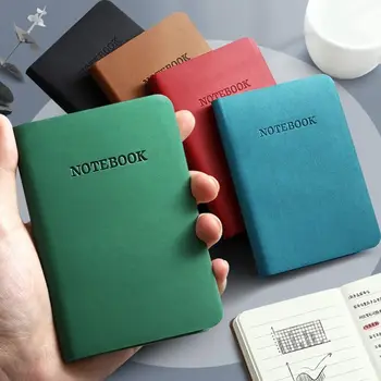 Zahusťovanie Študent Papiernictvo Agenda Organizer A7 Mini Notebook Denník Notebook Business Poznámkový Blok Pocket Memo Poznámkový Blok Obrázok