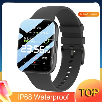 Nové Mužov Smartwatch Smart Hodinky Ženy Náramkové hodinky P25 Vodotesný IP68 Fitness Náramok Športové SPO2/BP/H Hodiny pre Android Obrázok