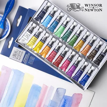 Windsor Newton Cotman 10 /20 farieb, 5ml Akvarel Pigmenty Auta Fine Art, je určený Ručné Maľovanie, Kreslenie, Umenie Maľovať Dodávky Obrázok