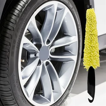 Auto Wheel Cleaner Kefa Pneumatiky Rim Cleaning Tool Auto Peeling, Umývanie, Umývacia Linka Obrázok