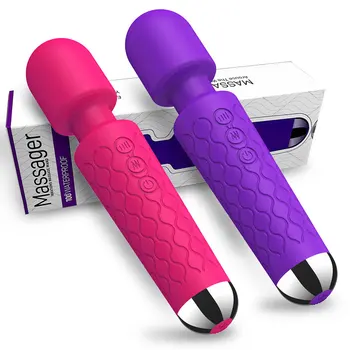 Silný Ústne Klitoris Vibrátory pre Ženy 20 Rýchlosti AV Čarovná Palička USB Nabíjanie G Mieste Masáž Dospelých, Sexuálne Hračky pre Ženy 18+ dildo Obrázok