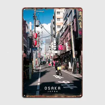Osaka Kovová Doska Plagát Nástennú Maľbu Pub Garáž Dekorácie Plakety Tin Podpísať Plagát Obrázok