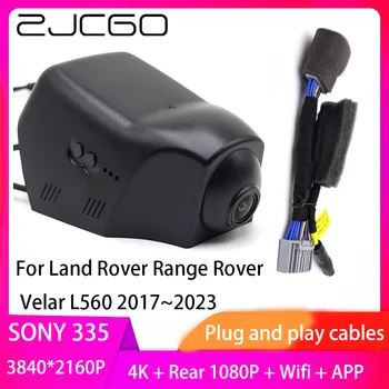 ZJCGO Plug and Play auta DVR Dash Cam 4K UHD 2160P Video Rekordér pre Land Rover Range Rover Velar L560 2017~2023 Obrázok