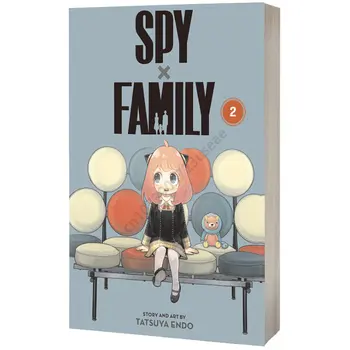 Nové Knihy Anime SPY×RODINY Vol 2 Japonsku Mládež Mládež Komédia Tajomstvo, Napätie, Manga, Komiks English Livre Libro Obrázok