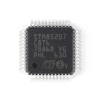 10pcs/Veľa STM8S207C8T6 LQFP-48 8-bitové Mikroprocesory - MCU 24MHz, 8-Bitových MCU 20MIPS@24MHz Prevádzková Teplota:- 40 C-+ 85 C Obrázok