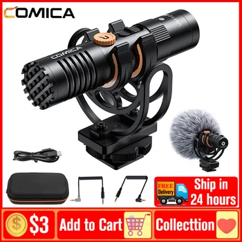 Comica VM10 Pro Kameru, Mikrofón profissional microfone Video Shotgun Mikrofón pre Smartphony ZRKADLOVKY počítače Obrázok
