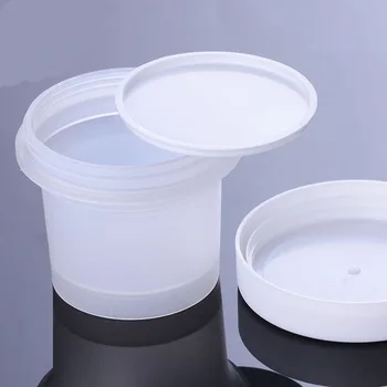 100 G 100 ML Plastových Pleťová Maska Jar Transparentné Kozmetické Kontajner Ice Cream Hrniec Matné Tváre Krém Naplniteľné Fľaše 30pcs/veľa Obrázok