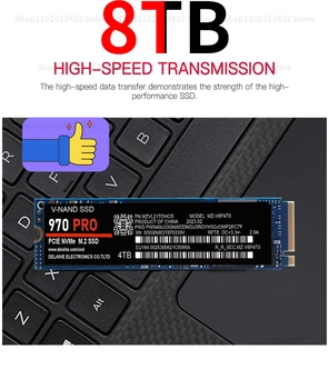 M2 SSD Nvme 1 TB 2TB 4TB 970 PRO vysokej rýchlosti Internej jednotky ssd (Solid-State Disky, Pevný Disk Pre Prenosné Mikropočítačový PS4 disco duro Obrázok
