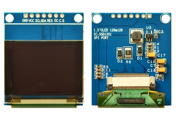 IPS 1.27 palcový 7PIN SPI Farebný OLED Displej s Adaptér Doska SSD1351 Jednotky IC 128(RGB)*96 Paralelné Rozhranie Obrázok