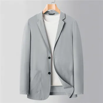 B2187-pánske Oblek Štyri ročné obdobia Príležitostné Voľné Kabát, Business Obrázok