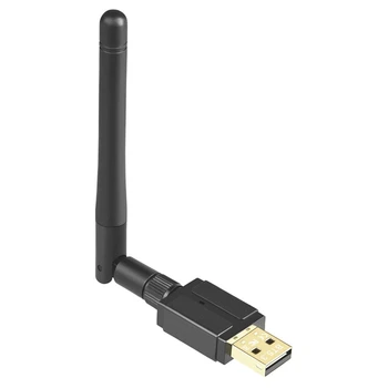 1 Nastavte 100M Externá Anténa USB Bluetooth 5.3 Adaptér USB Bluetooth Vysielač-Prijímač (Black) Obrázok