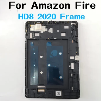 Pre Fire HD 8 2020 10. Gen hd8 K72LL4 LCD Displej Dotykový Displej Digitalizátorom. Sklo s montážou rámu Obrázok