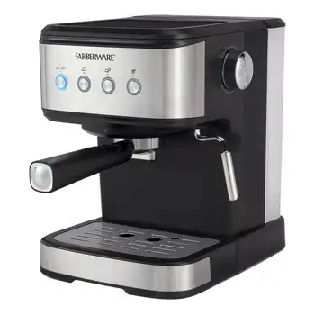 Espresso Maker, 1.5 L Kapacita kávovar Kávovary Mlieka para frother kávovar Káva príslušenstvo Slim zelená co Obrázok