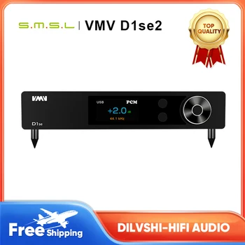 SMSL VMV D1se2 Bluetooth Audio DAC MQA dekodér ES9039MSPRO DSD512 768kHz 32b XMOS XU316 USB/optický/koaxiálny/Bluetooth/I2s vstup Obrázok