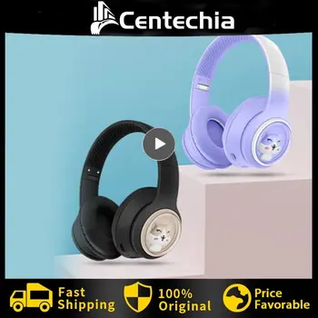 Gradient Farebné Slúchadlá 10 Metrov Headset Headset Pohodlné Na Nosenie Slúchadiel Karikatúra Roztomilý Dizajn Dizajn Obrázok