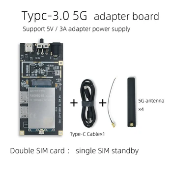 5G Modul Adaptér Doska M. 2-Typ-c, USB 3.0 Auta PRO pre Všetky QUECTEL Modem RM502Q RM510-GL RM500Q-GL Pre Router Obrázok