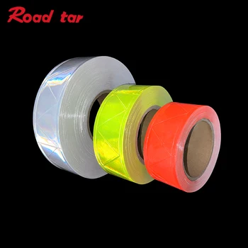 Roadstar 3Roll Ružová 5cmX100m Pevné Vysokej Viditeľnosti Microprismatic PVC Reflexná Páska Výstražné Pásky Šitie Oblečenia, Taška RS-6290 Obrázok