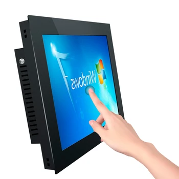 Vyrazili 21,5 palca vložené priemyselný počítač mini tablet PC all-in-one Panel s odolným dotykovým displejom pre Win10 Pro/Linux 1920*1080 Obrázok