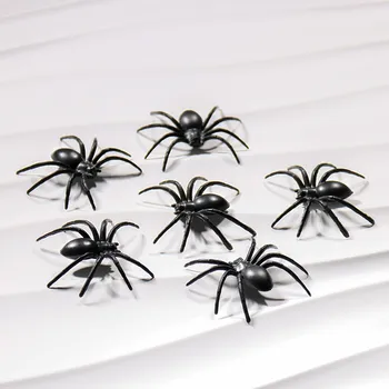 6Pcs/Set Halloween Spider Hmyzu Model Umelé Zvierat Cosplay Kuso Žart Zábavné Trik Vtip Hračky Strany Domáce Dekorácie, Rekvizity Obrázok